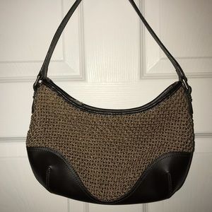 “The sak“ dark brown purse
